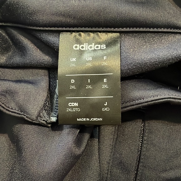 Adidas Mens Zip Up Jacket Sz 2XL - Picture 6 of 7